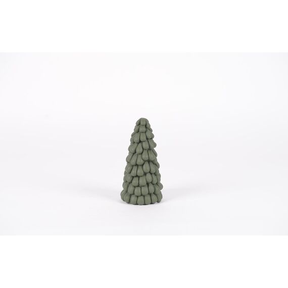 Rasteli Pinus - Kerstboom Cement - Evergreen - Ø10Xh20,5Cm