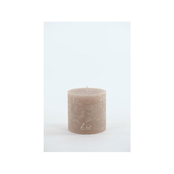 Luz Your Senses Rustic - Cilinderkaars - Portobello - Ø9Xh9Cm