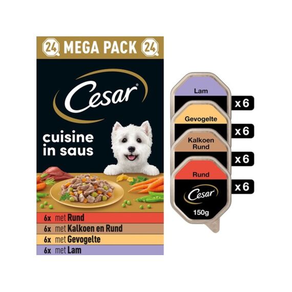 Cesar Alu Country Kip Megapack 24X150G