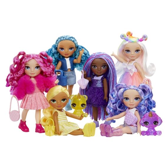 Rainbow High Littles Doll - Pink/ Blue/ Rainbow/ Yellow Of Purple - Assortiment Prijs Per Stuk