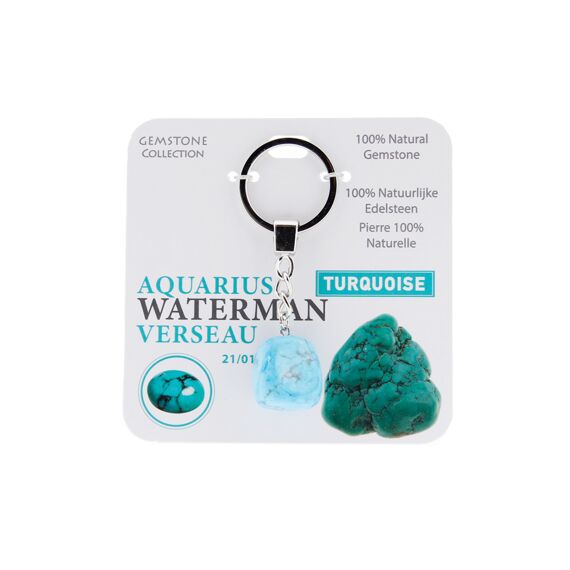 Gemstone Sleutelhanger - Sterrenbeeld - Waterman