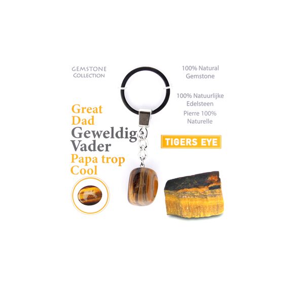 Gemstone Sleutelhanger - Geweldige Vader