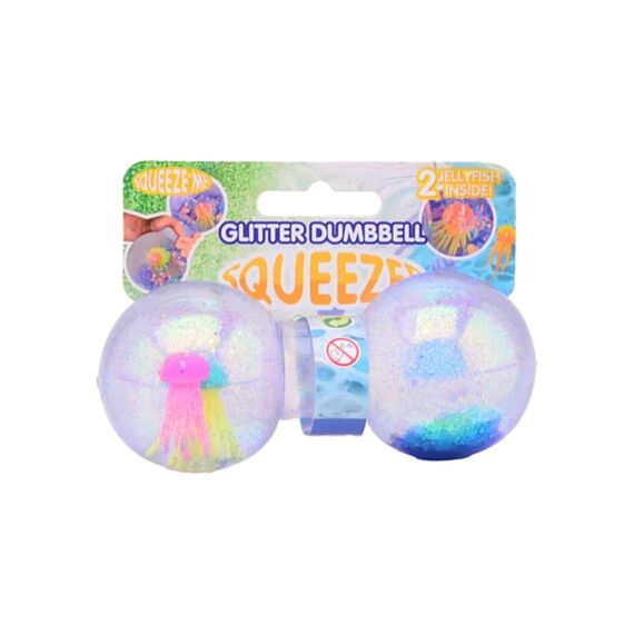 Glitter Squeeze Dumbell Met Kwal