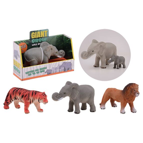 Reuze Groeiende Wilde Dieren Assortiment Van 3 Kleuren