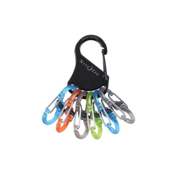 Nite Ize Keyrack + 6 Sleutelhangers