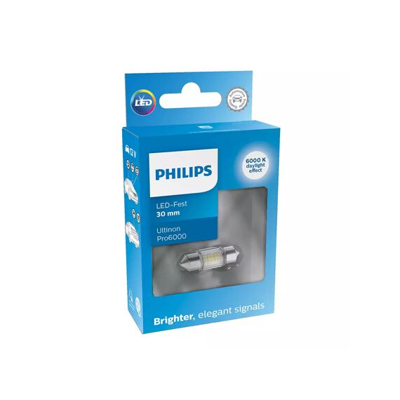 Philips Autolamp Ultinon Pro6000 - 12V - Led - Festoon 30Mm - Non Ece