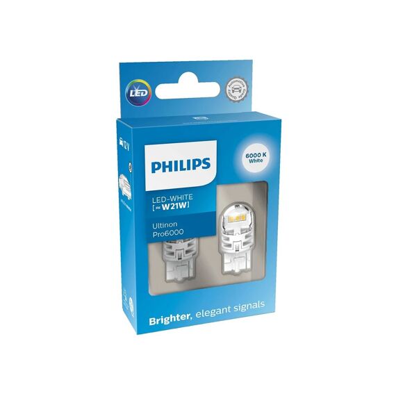 Philips Autolamp Ultinon Pro6000 - Led - W21 White - Set - Non Ece