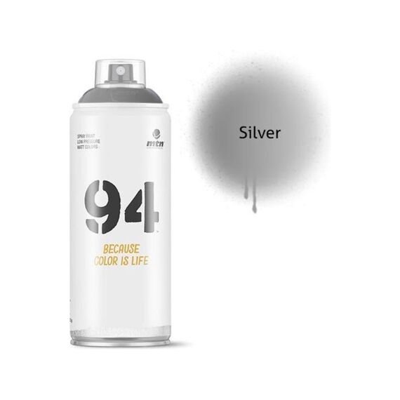 Montana Spuitverf Matt 94 Jewel Silver 400Ml