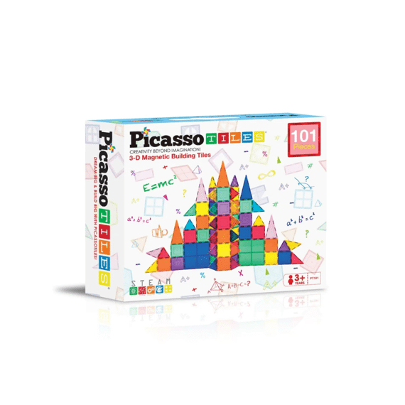 Picasso Tiles Building Blok Set 101 Stuks Magnetische Tegels