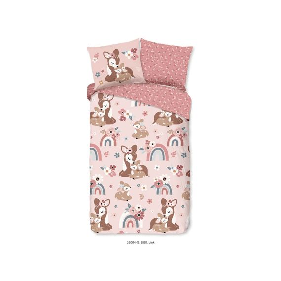Dekbedovertrek Kids Good Morning Pink 140X220