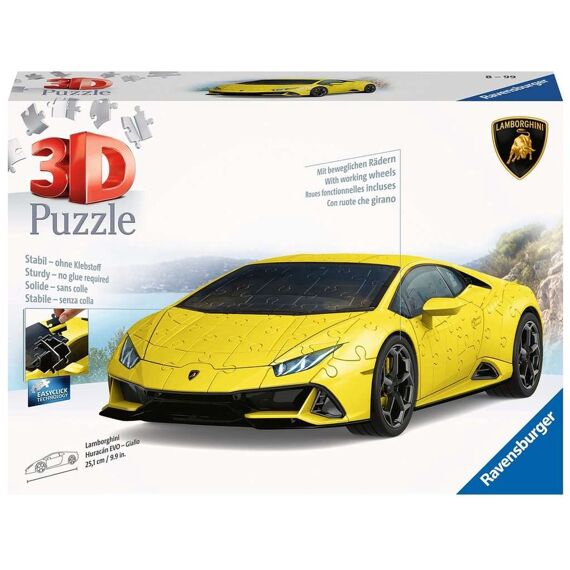 Ravensburger Puzzel 3D Lamborghini Huracan Evo Giallo