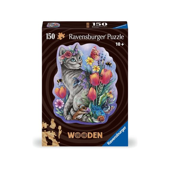 Ravensburger Houten Puzzel 150 Stuks Lovely Cat