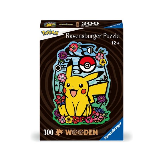 Ravensburger Houten Puzzel 300 Stuks Pokemon Pikachu