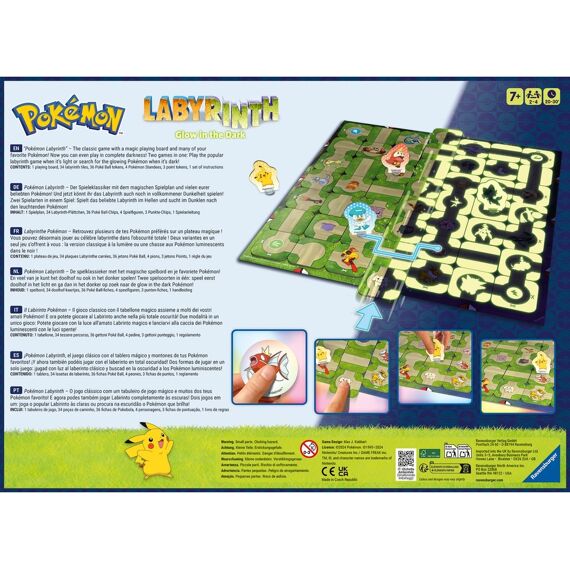 Spel Pokemon Labyrinth Glow In The Dark