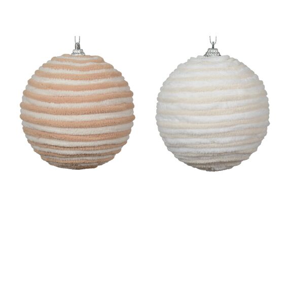 Kerstbal Foam Dia10.00Cm 2 Assortiment Prijs Per Stuk