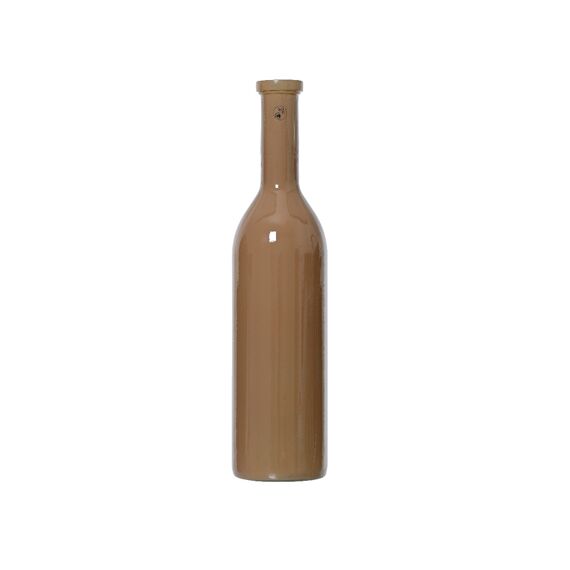 Vaas Recycled Glas Binnen Glossy Dia18.00-H75.00Cm Taupe