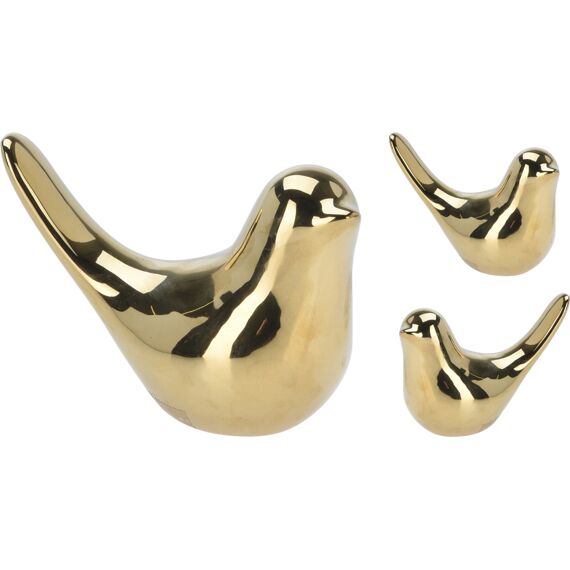 Vogel 8Cm Goud 2 Assortiment Prijs Per Stuk