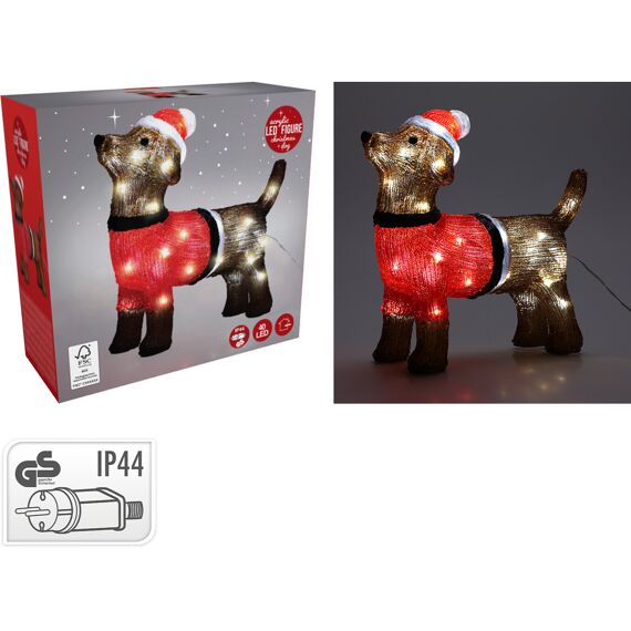 Hond 38Cm 40Led Acryl