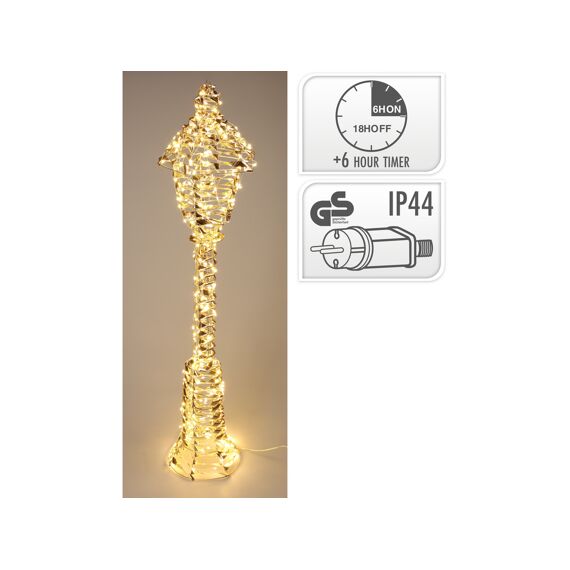 Lantaarn 90Cm Met Led Goud