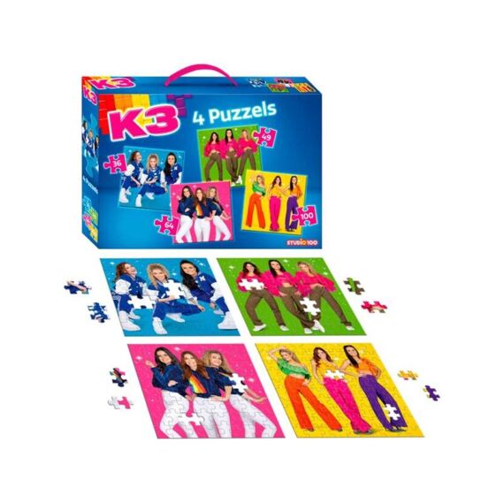 K3 Puzzel 4-In-1 1 Sterretjes