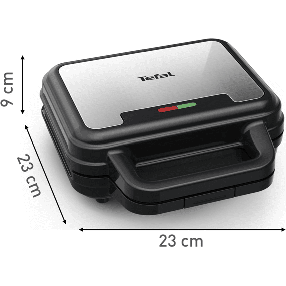 Tefal Sw383d10 Sandwichmaker Ultracompact 3-in-1 Inox