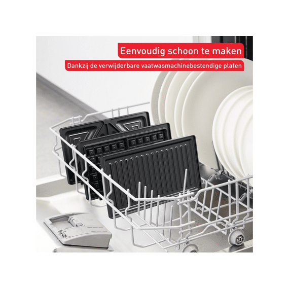 Tefal Sw383d10 Sandwichmaker Ultracompact 3-in-1 Inox