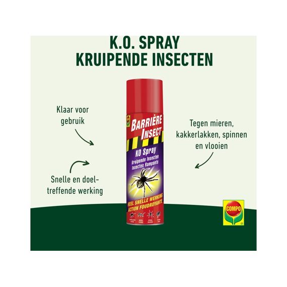 Compo Barrière Insect  K.O. Spray Kruipende Insecten 300 Ml