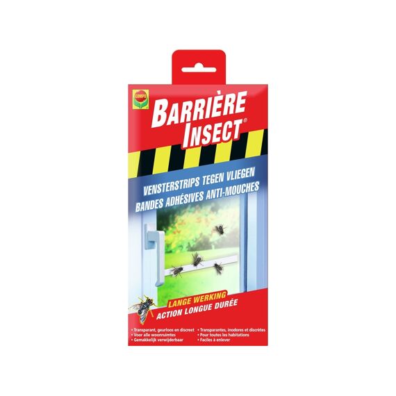 Compo Barrière Insect Vensterstrips Tegen Vliegen (2 X 6 St)