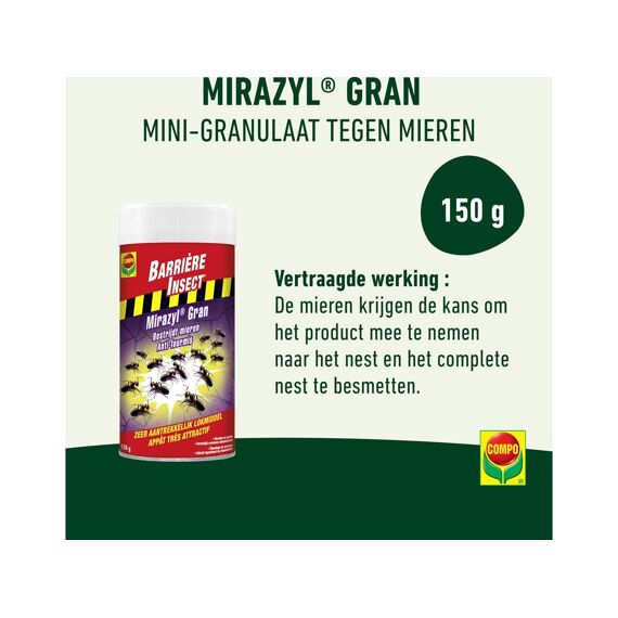 Compo Barrière Insect Mirazyl Gran 12 X 150 G