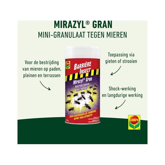 Compo Barrière Insect Mirazyl Gran 12 X 150 G