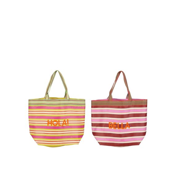 Grazio Tas D.Rood Roze 2 Assorti - L55Xb20Xh40Cm