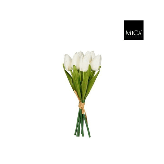 Boeket Tulp Wit - L21Xd8Cm