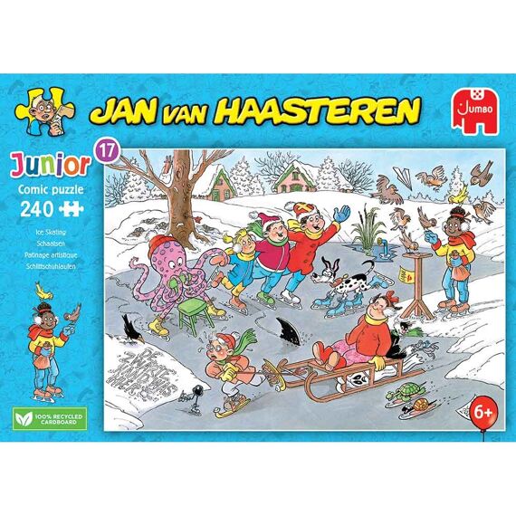 Jumbo Puzzel 240 Stuks Jan Van Haasteren Ice Skating