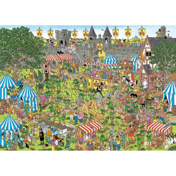 Jumbo Puzzel 1500 Stuks Jan Van Haasteren Robin Hood Festival