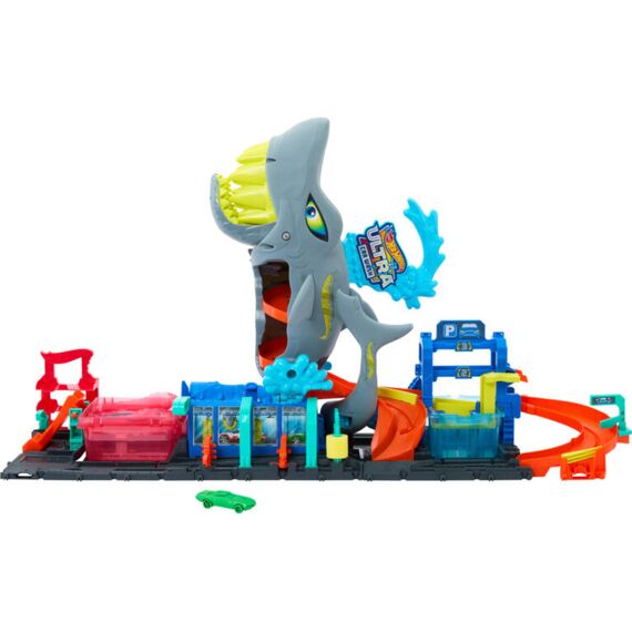 Hot Wheels City Ultra Shark Car Wash