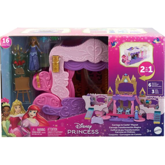 Disney Princess 2 In 1 Speelset Koets  En Kasteel