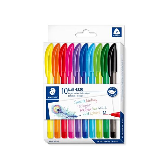 Staedtler Intrekbare Balpen 4320M 10St