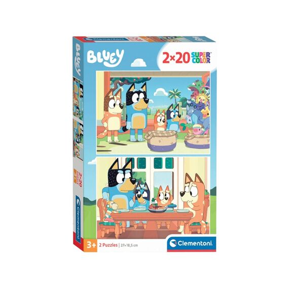 Clementoni Puzzel 2X20 Stuks Bluey