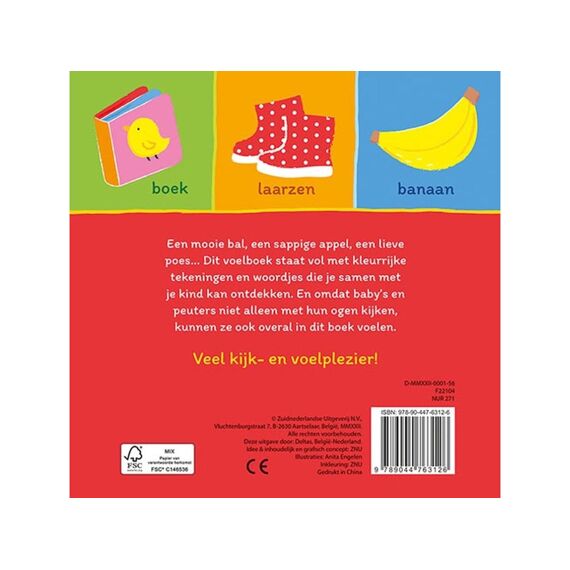 Baby Eerste Voelboekje - Eerste Woordjes