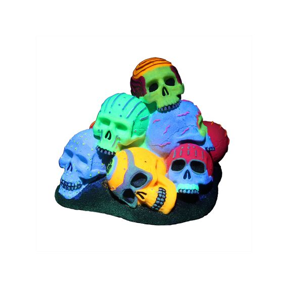 Aqau Della Dia De Los Muertos Schedels Stapel 15.1X14.2X11.8Cm - Meerkelurig