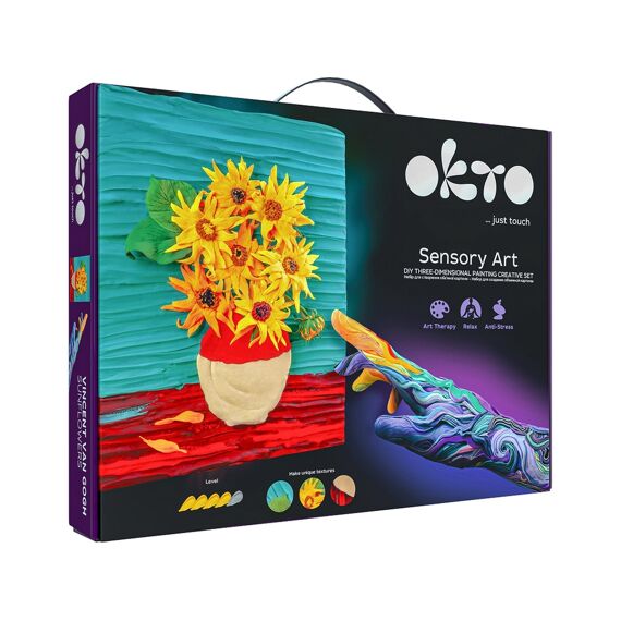 Okto 3D Klei Artiest Zonnebloemen 30X40Cm