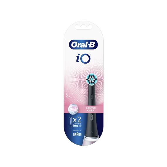 Oral B Tandenborstel Elektrisch Opzetstukken Io Gentle Care Zwart 2St