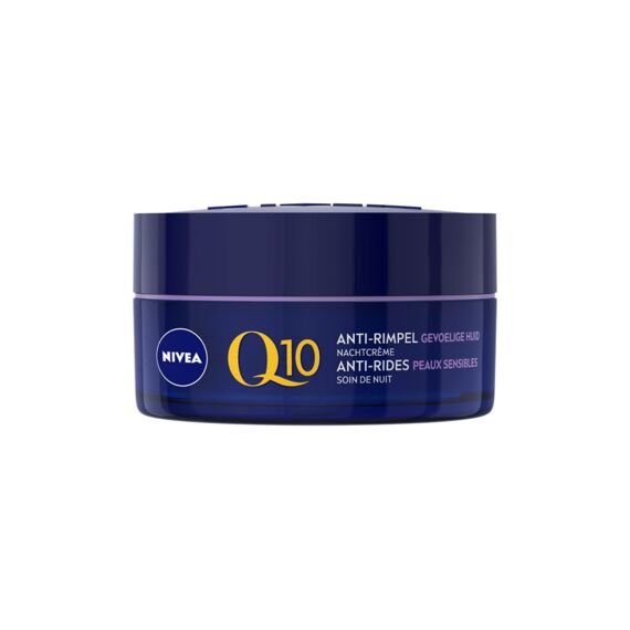 Nivea Nachtcreme Q10 Sensitive Anti-Rimpel Gevoelige Huid 50Ml