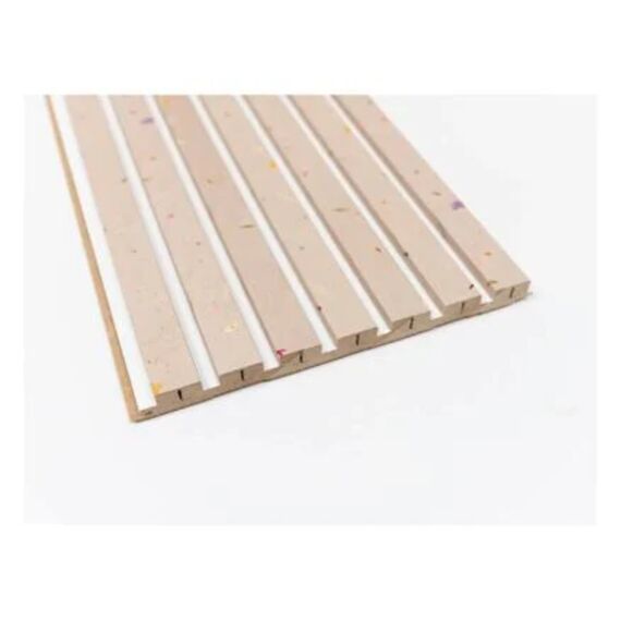 Depro Wandpaneel Wit Overschilderbaar 7 Latjes Concrete Blossom 20X30X2770Mm 1.66M²