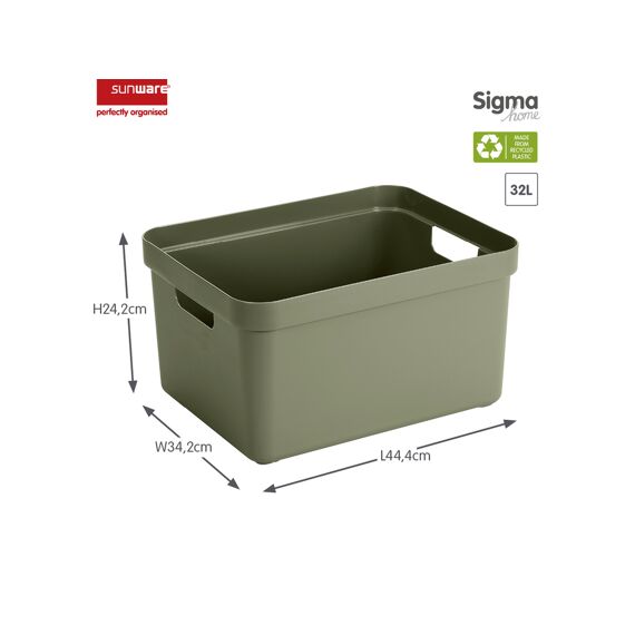 Sigma Home Box 32L Donkergroen 453X354X243Mm