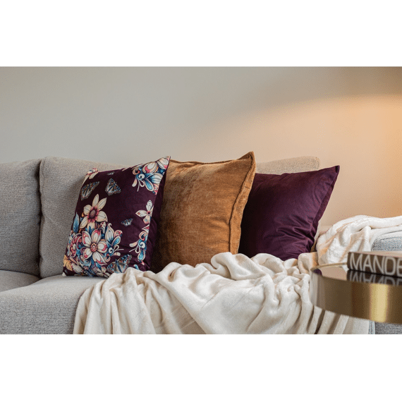 Plaid Cosy Delux Microflannel 180X200Cm Ivory