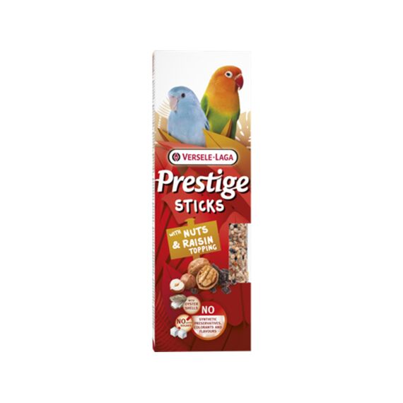 Prestige Sticks Kleine Papegaai – Noten & Rozijn