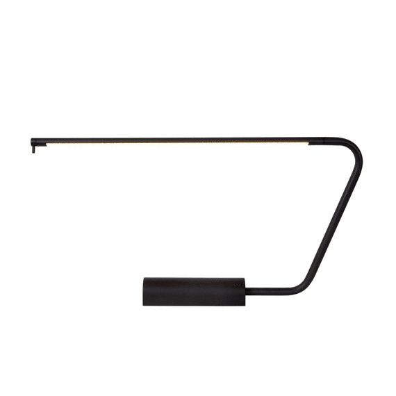 Lucide Madison Bureaulamp Zwart Led Dimbaar 6,5w