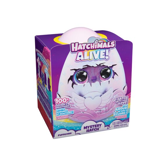 Hatchimal Alive Secret Hatch Pufficorn