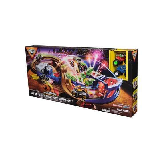 Monster Jam Booster Speelset + 2 Mj 1:64